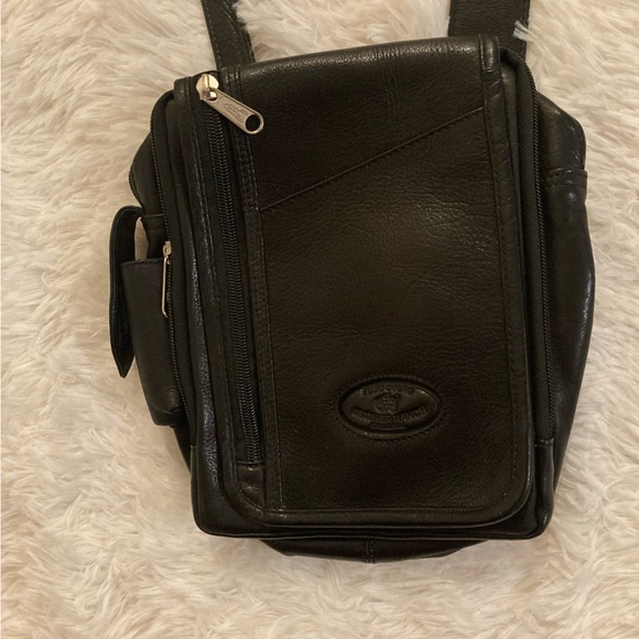 Vintage Puro Cuero authentic leather crossbody purse - Picture 3 of 14